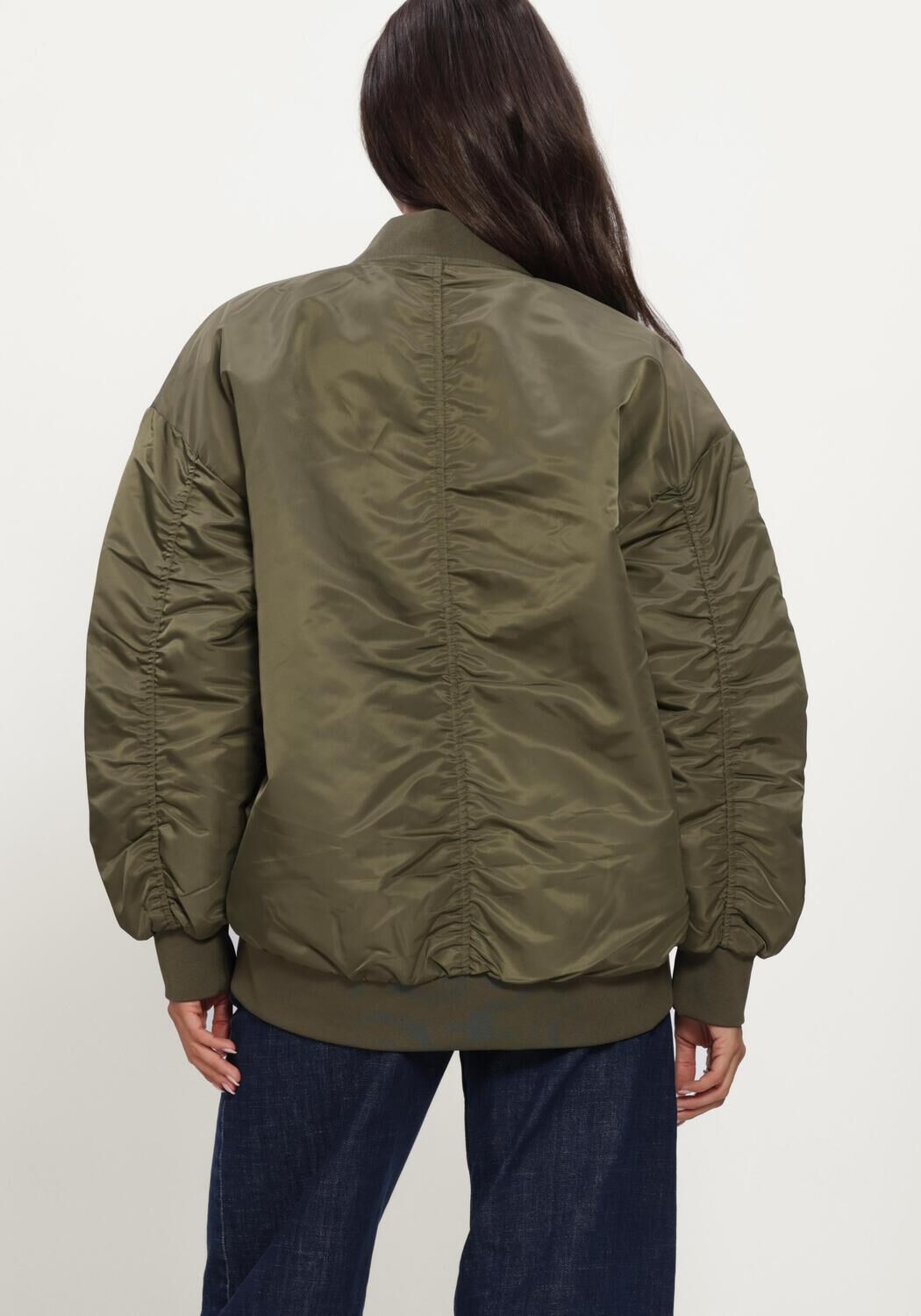 Khaki MY ESSENTIAL WARDROBE Jack HELGAMW BOMBER JACKET - large