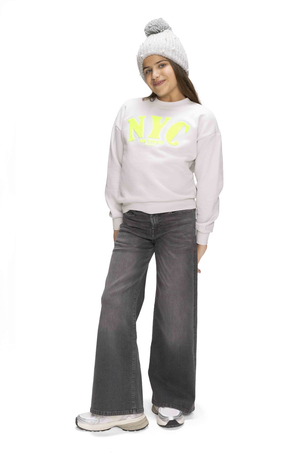 RETOUR Straight leg jeans CELESTE en gris - large