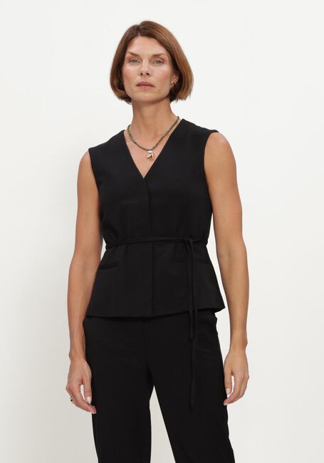 Zwarte OBJECT Gilet OBJLISA RE TIE WAISTCOAT NOOS - large