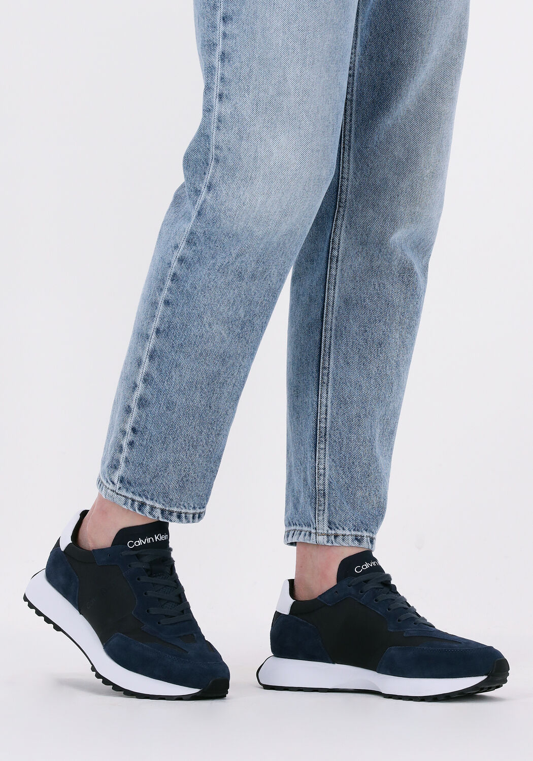 Blauwe CALVIN KLEIN Sneakers LOW TOP LACE UP - large