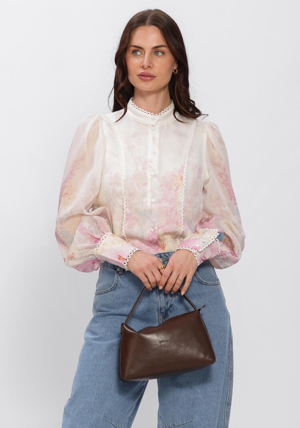 Y.A.S. YASFLORENCE LS SHIRT Blouses en rose - large