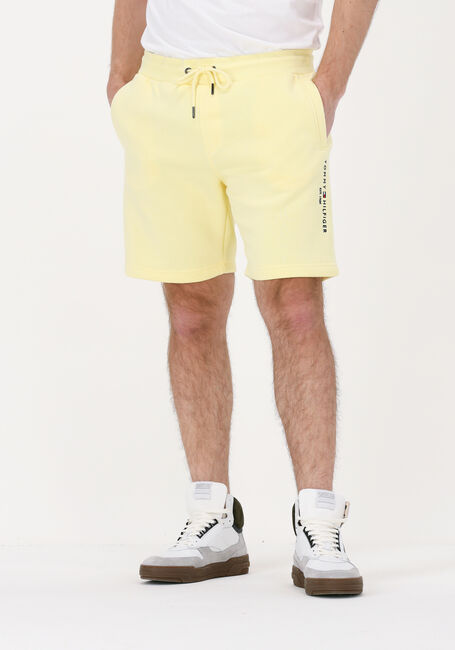 TOMMY HILFIGER Pantalon courte TOMMY LOGO SWEATSHORT en jaune - large
