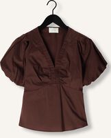 Bruine NEO NOIR  IRINA POPLIN BLOUSE Bruine NEO NOIR  IRINA POPLIN BLOUSE - medium