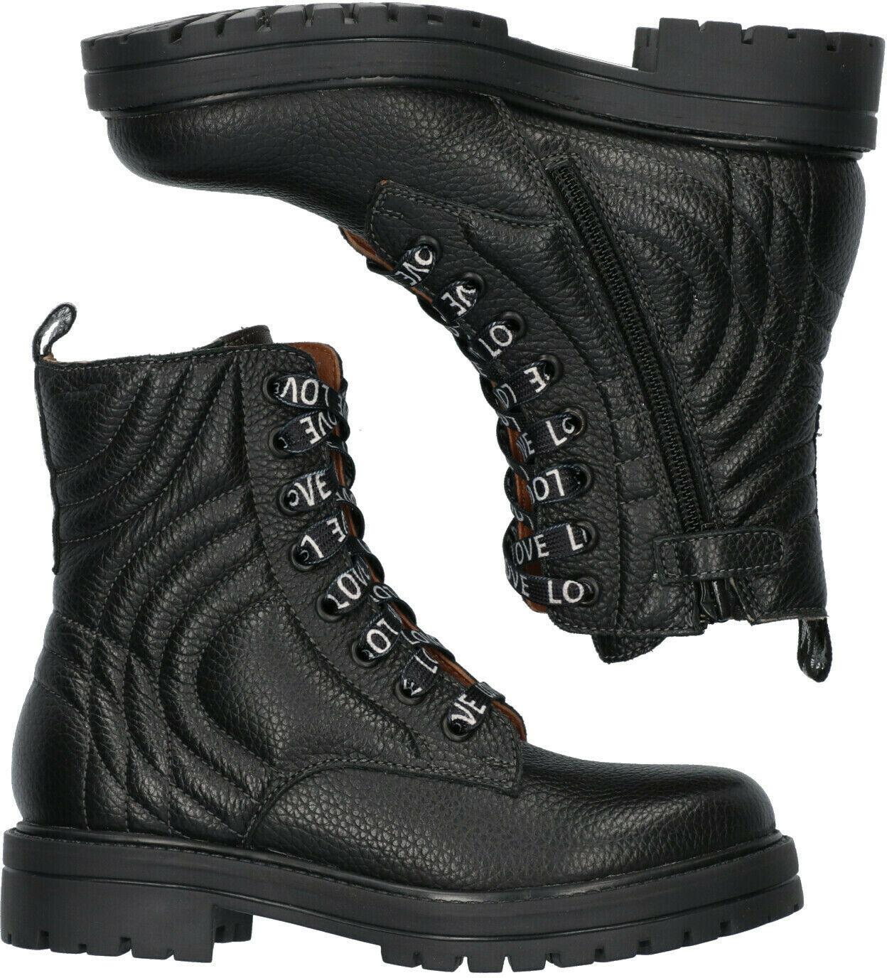 BRAQEEZ GINGER GABRI Bottines &agrave; lacets en noir - medium