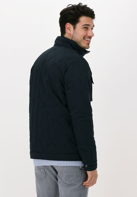 Donkerblauwe SCOTCH & SODA Jack QUILTED SHORT JACKET WITH REPR - large