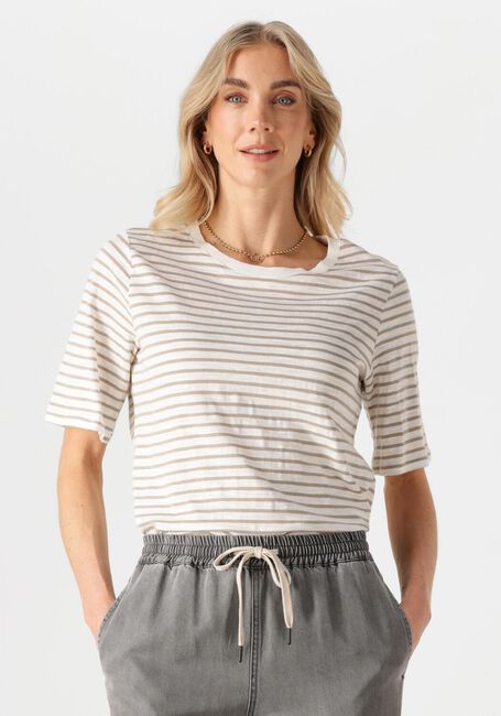 CC HEART T-shirt CC HEART SILLA STRIPE Écru - large
