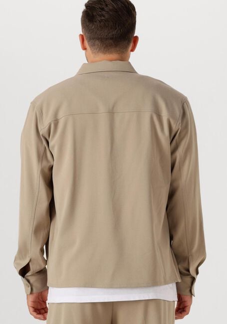 Beige PURE PATH Overshirt REGULAR FIT OVERSHIRTS - large