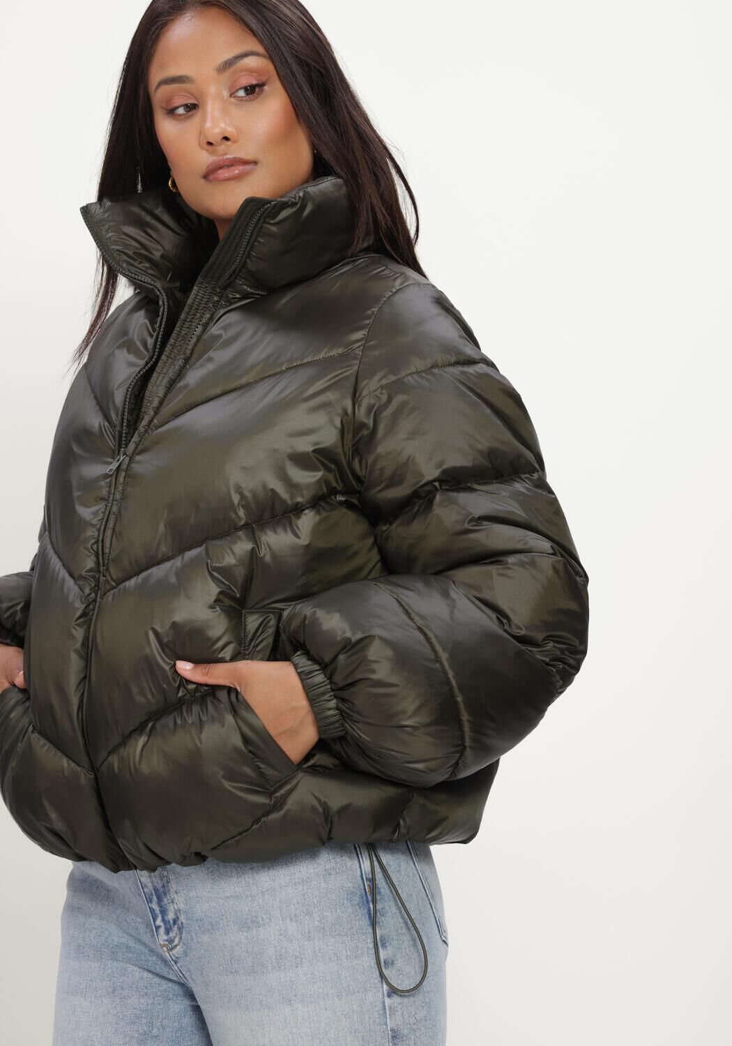 MODSTR&Ouml;M Veste matelass&eacute; TETRISMD JACKET Vert fonc&eacute; - large