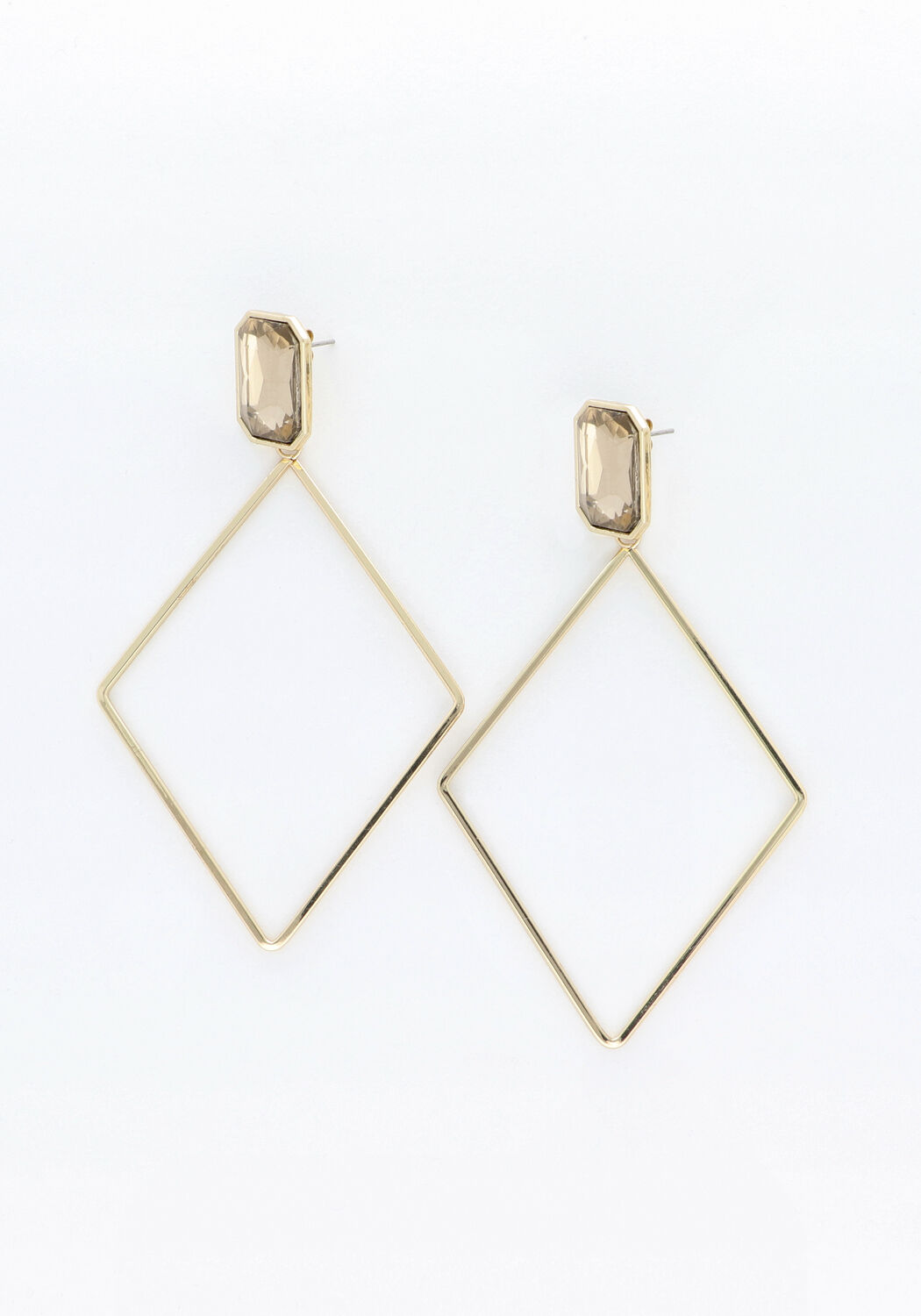 NOTRE-V Boucles d'oreilles X FLORINE Dor&eacute;