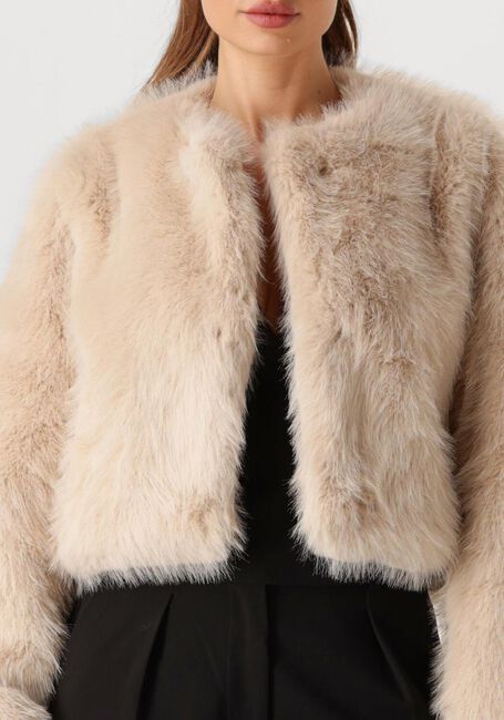 OMODA ATELIER Manteau en fausse fourrure X IRIS - IMRE en beige - large