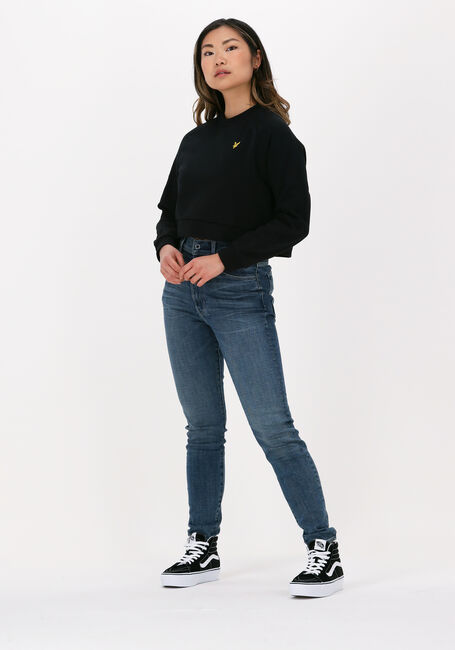 LYLE & SCOTT Chandail CROPPED SWEATSHIRT en noir - large