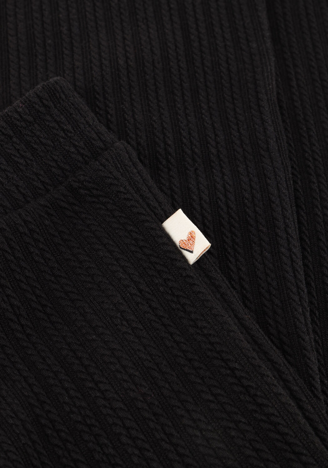 MOODSTREET Pantalon &eacute;vas&eacute; BESS FLARED TROUSERS en noir - large