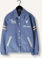 ALIX THE LABEL Jack LADIES WOVEN SPORT BOMBER en bleu ALIX THE LABEL Jack LADIES WOVEN SPORT BOMBER en bleu - medium