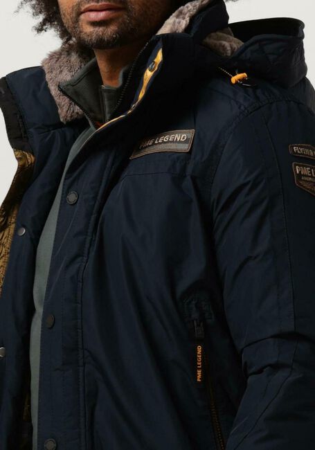 PME LEGEND Jack BOMBER JACKET ICE STRIPER 4.0 DEWSTER Bleu foncé - large