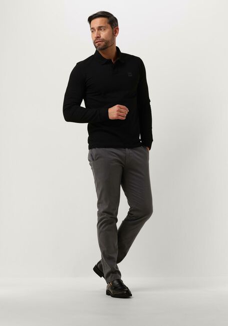 BOSS ORANGE Polo PASSERBY en noir - large