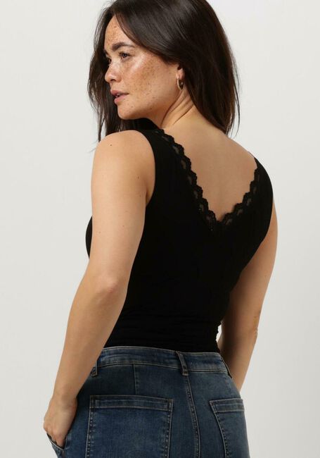 BY-BAR Haut LACE SINGLET en noir - large