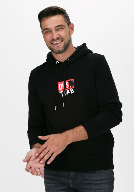 DIESEL Chandail S-GIRK-HOOD-B8 en noir - large