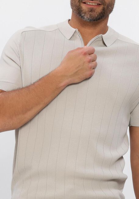 GENTI Polo POLO ZIP SS 1260 en beige - large