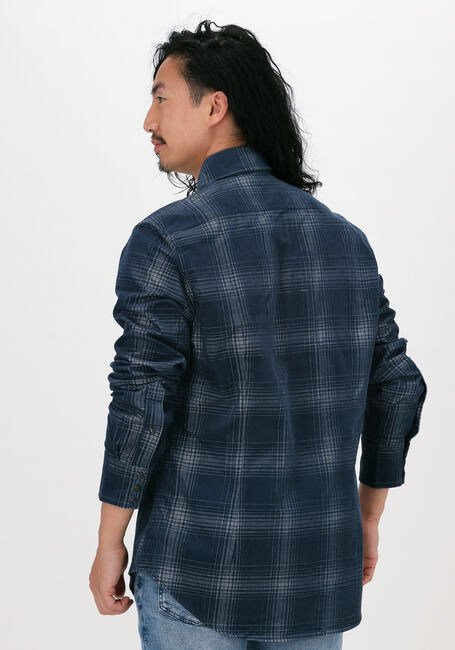 G-STAR RAW Chemise décontracté SLIM SHIRT L/S CHECK Bleu foncé - large