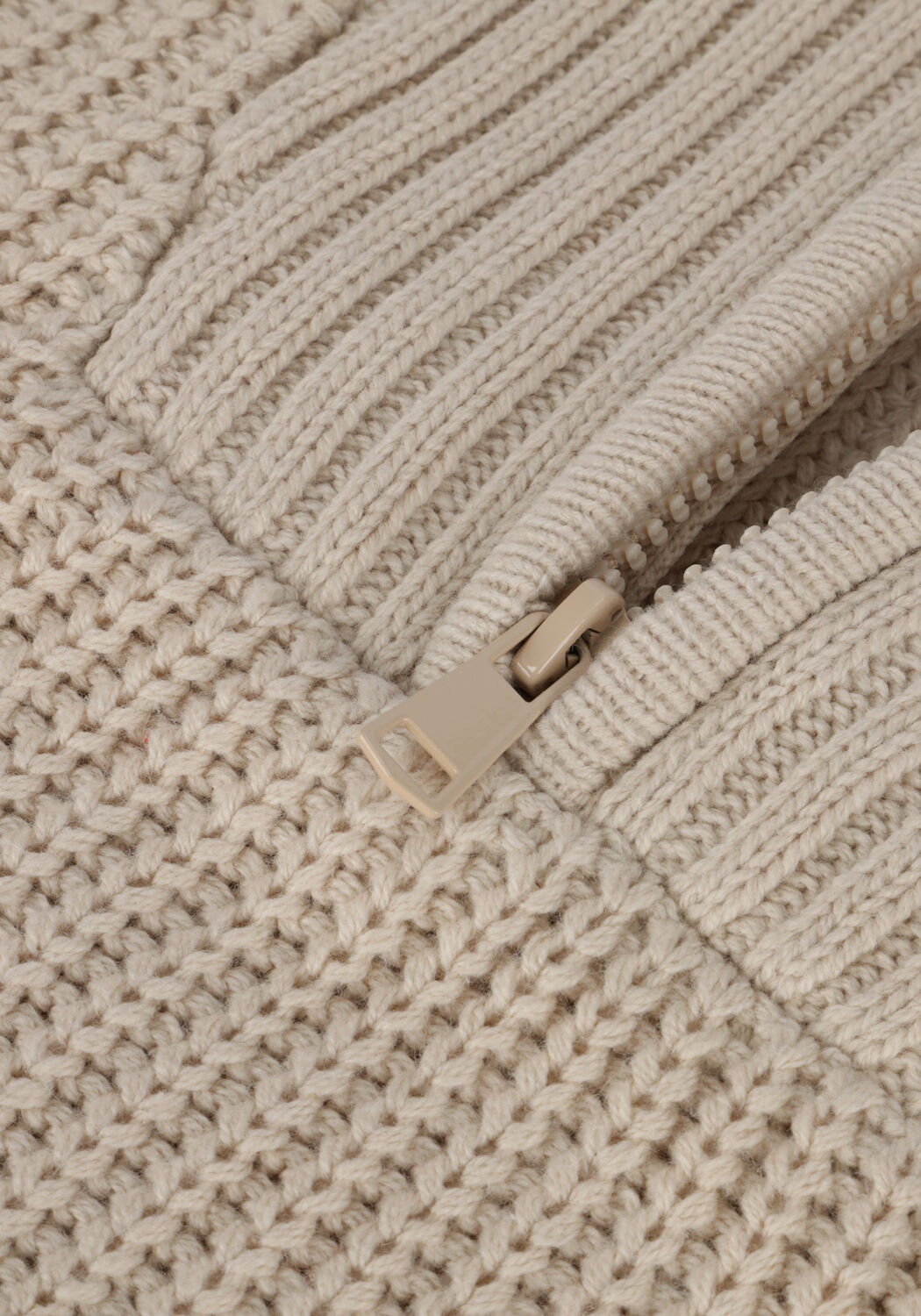 CC HEART Spencer EMILY ZIP KNIT VEST Sable - large