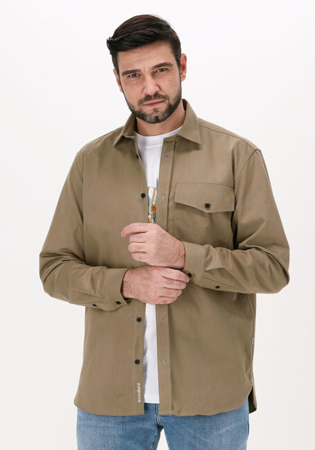 Ecru WOODBIRD Overshirt OWAN WORK SHIRT - large