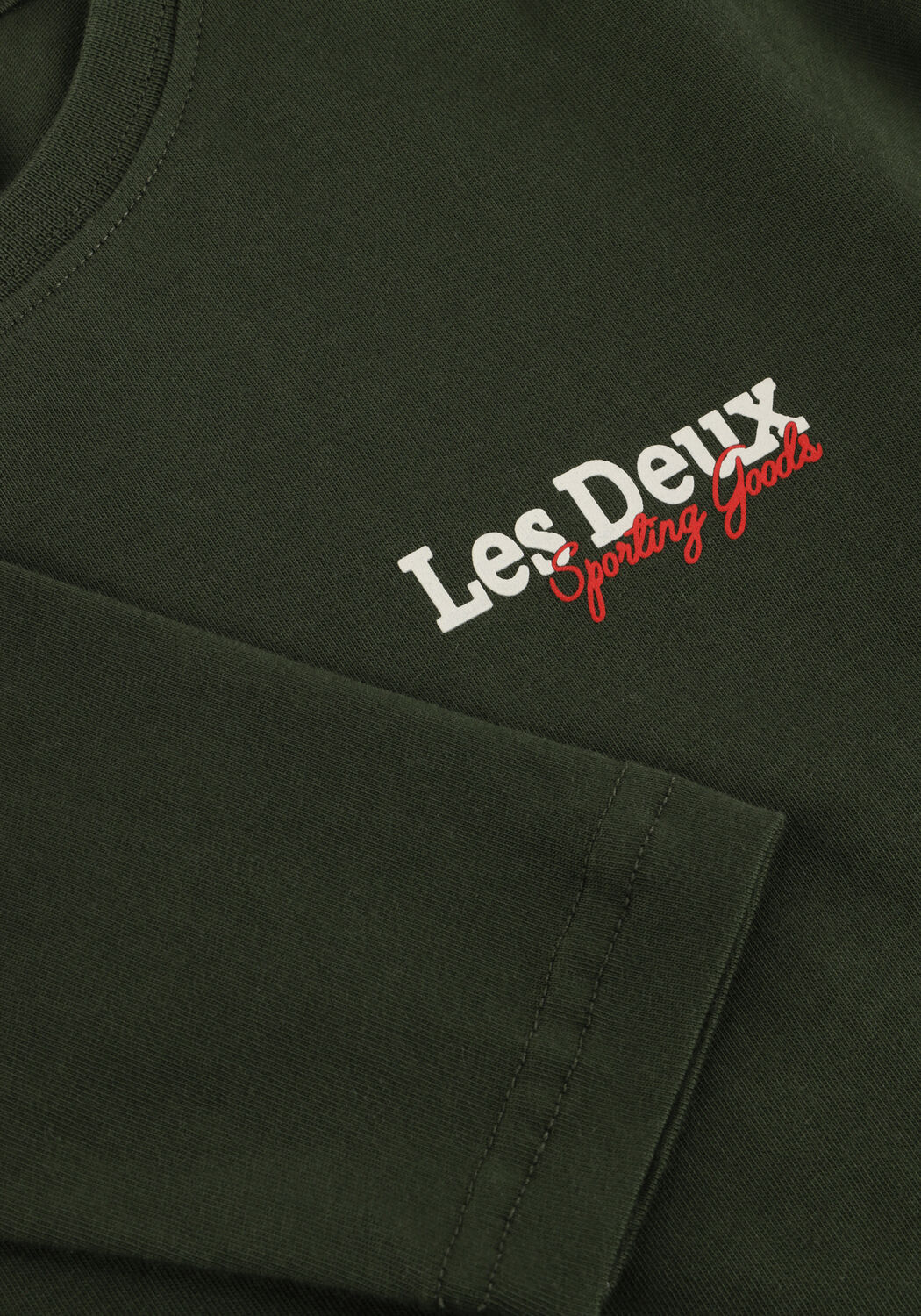 LES DEUX T-shirt RACING LS T-SHIRT KIDS Vert fonc&eacute; - large