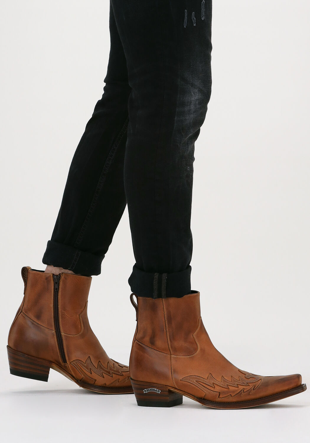 Bruine SENDRA Cowboylaarzen 11783 | Omoda