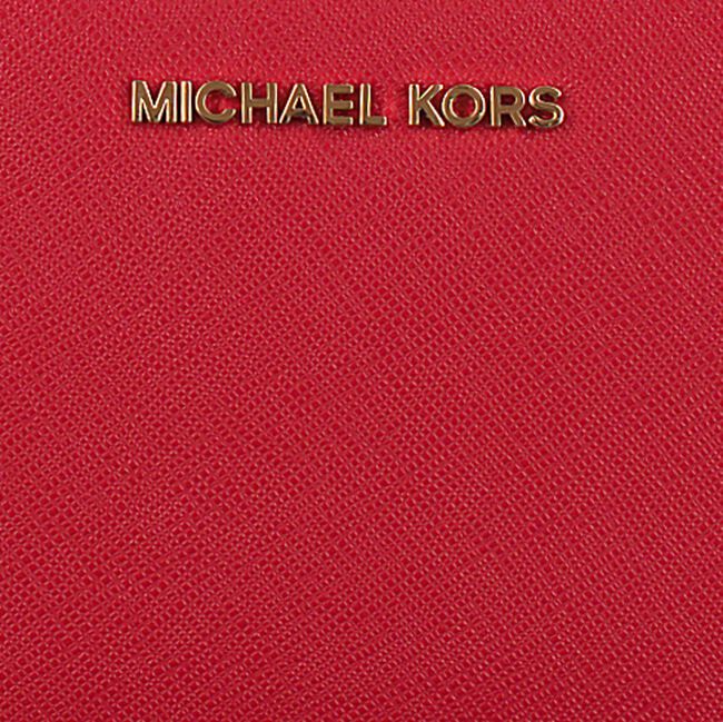 MICHAEL KORS Porte-monnaie TRAVEL CONTINENTAL en rouge - large