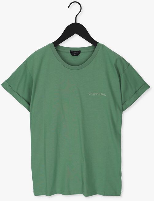 Groene COLOURFUL REBEL T-shirt UNI BOXY TEE - large