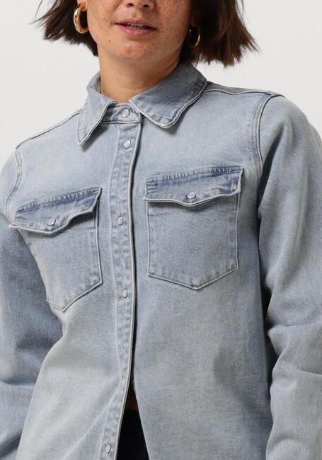 Lichtblauwe MY ESSENTIAL WARDROBE  DAGMARMW 168 SHIRT - large