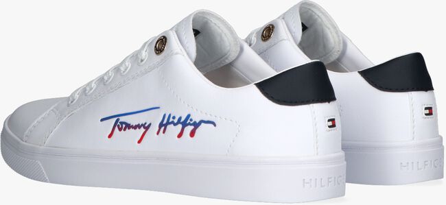 Witte TOMMY HILFIGER Lage sneakers TH SIGNATURE CUPSOLE - large