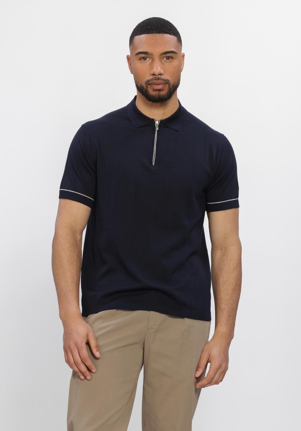 STEFANO LAURAN Polo POLO BASTIAN Bleu fonc&eacute; - large