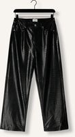 Zwarte CATWALK JUNKIE Wijde broek LOOSE FIT TEXTURED VEGAN LEATHER TROUSERS Zwarte CATWALK JUNKIE Wijde broek LOOSE FIT TEXTURED VEGAN LEATHER TROUSERS - medium
