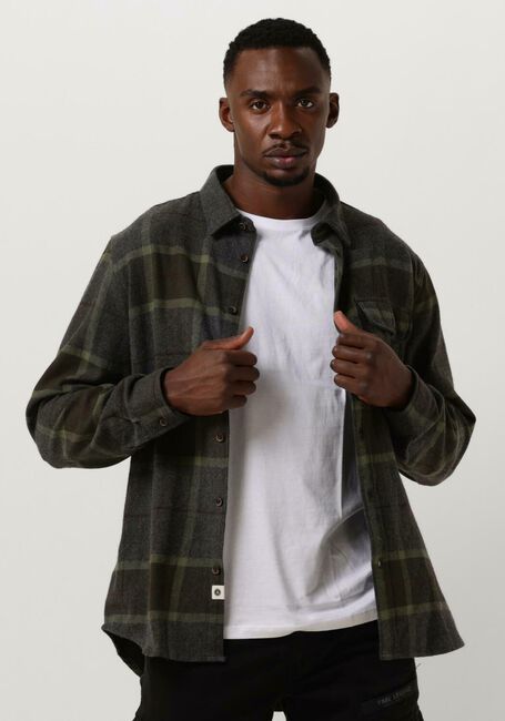 ANERKJENDT Chemise décontracté AKLEIF BRUSHED CHECK Gris foncé - large
