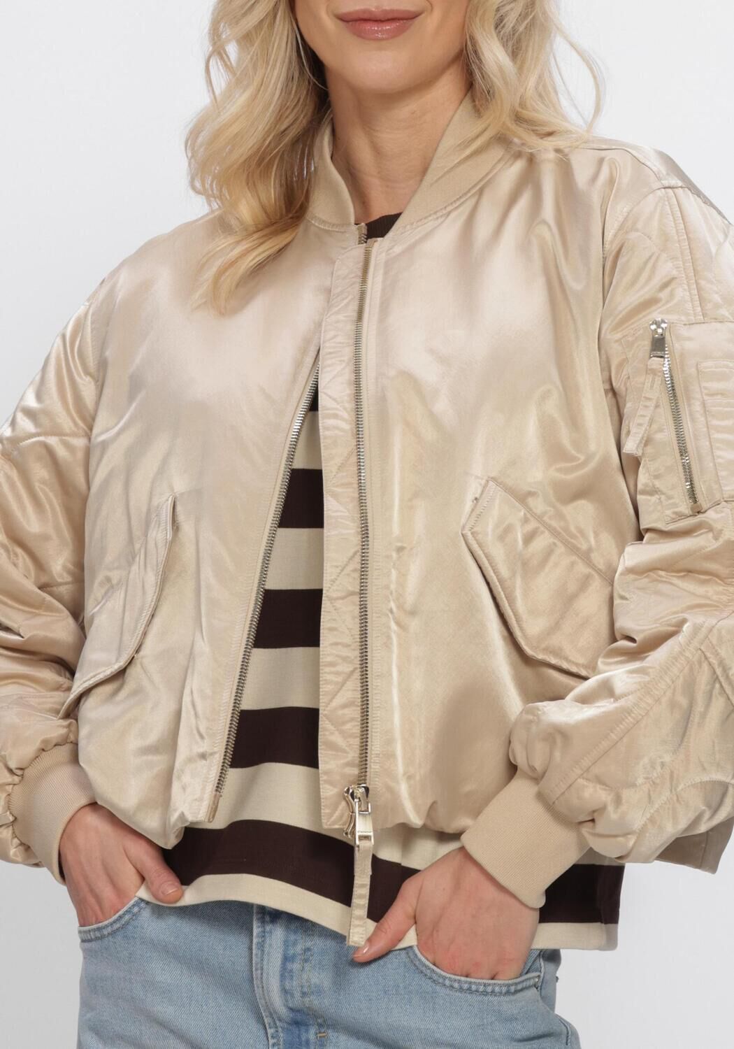 BEAUMONT Jack HADY BOMBER en beige - large