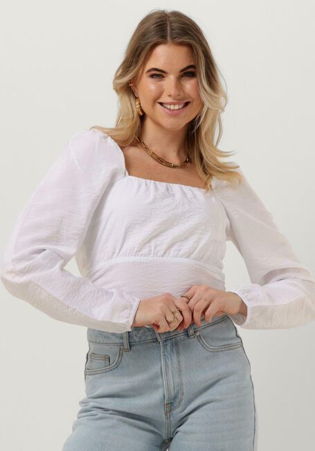 ENVII Blouse ENNUT LS TIE TOP en blanc - large