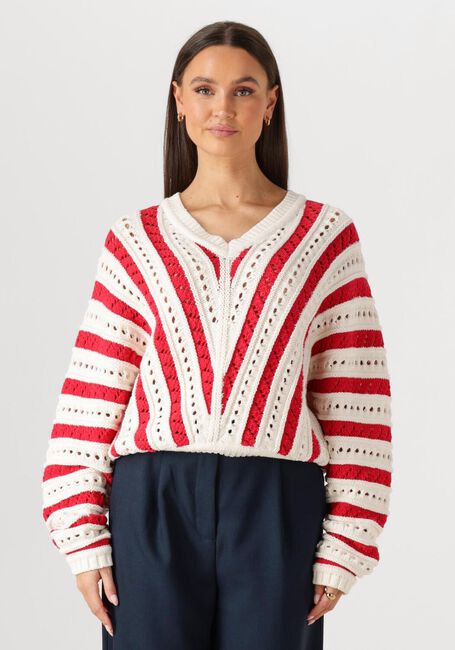 CATWALK JUNKIE Pull AJOUR KNIT en rouge - large