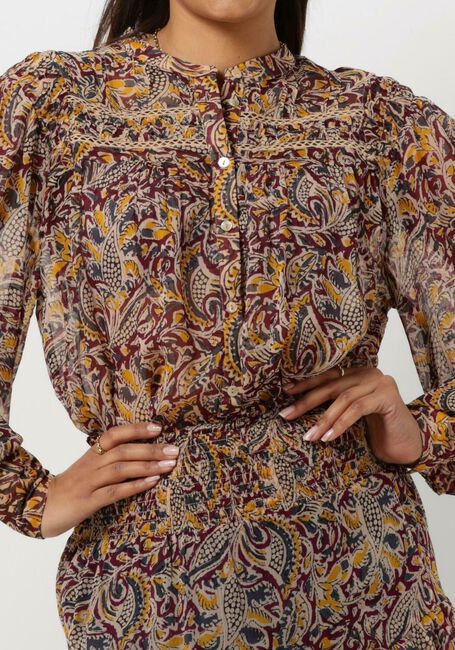 AAIKO DAIMY ORIENTAL VIS 520 Blouses en marron - large