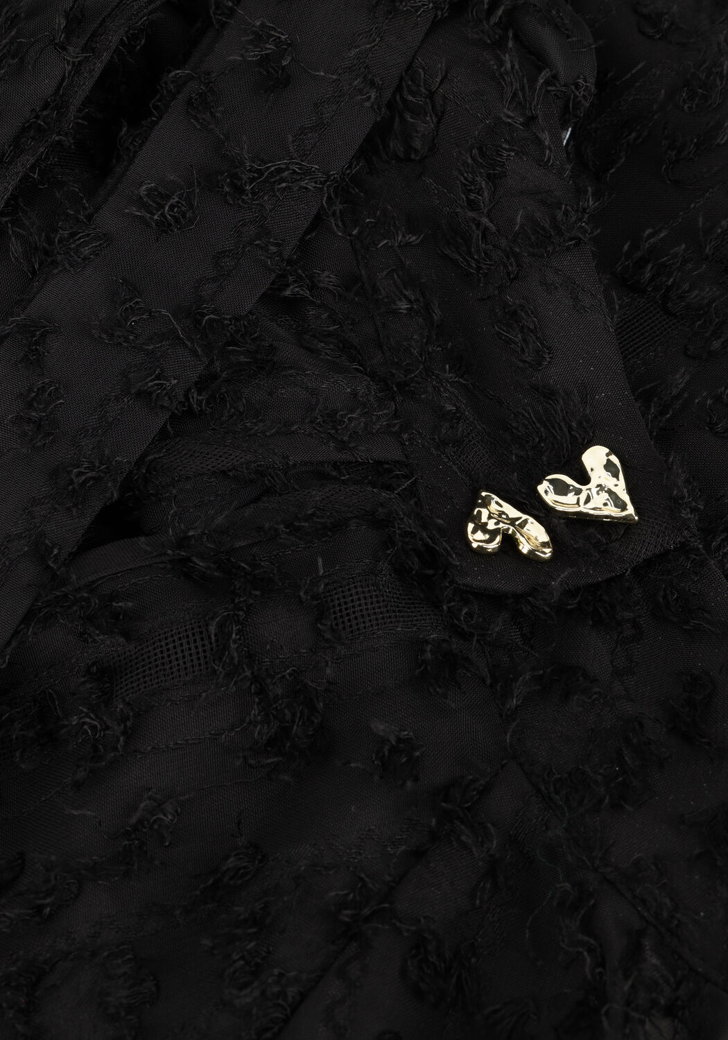 Zwarte JANSEN AMSTERDAM Mini jurk WH548 JURK CELINE - large