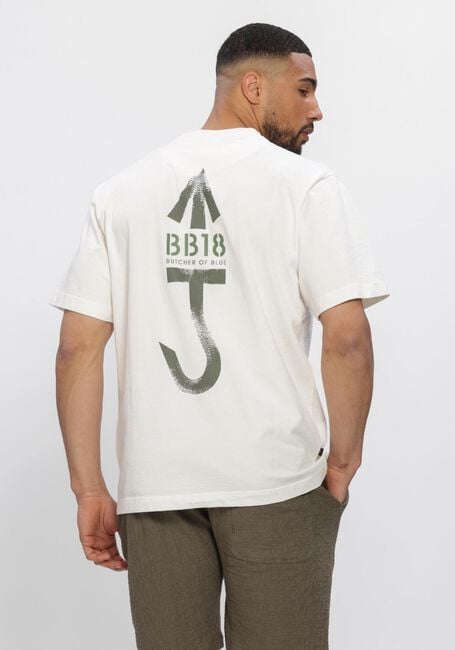 Witte BUTCHER OF BLUE T-shirt ARMY CARLOW LOOSE TEE - large