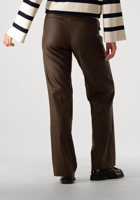 KNIT-TED Pantalon large NAOMI PANT en marron - large