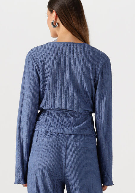 COLOURFUL REBEL Haut WINONA STRUCTURE WRAP TOP en bleu - large
