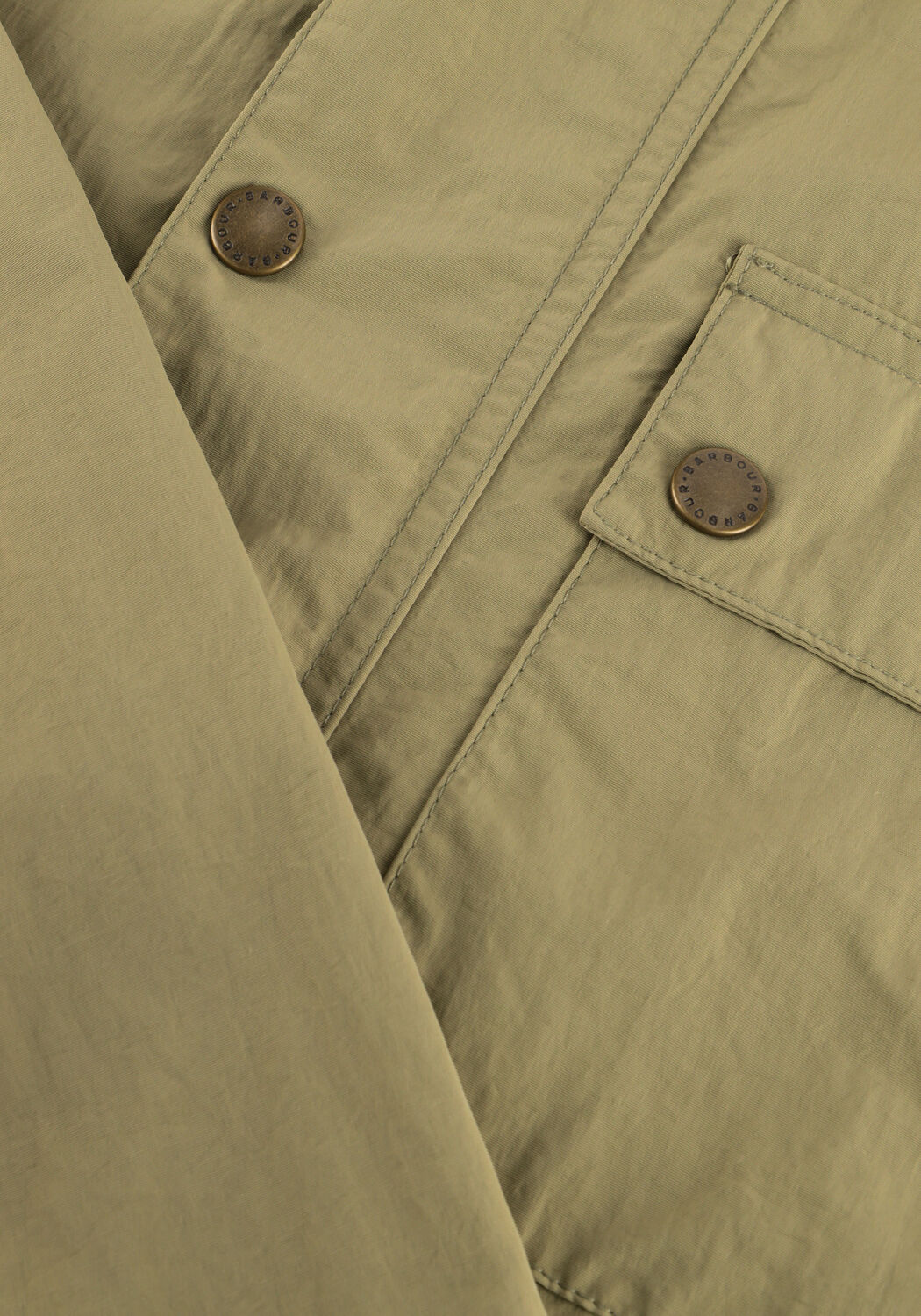 Groene BARBOUR Jack MODIFIED SOLWAY SHOWERPROOF - large