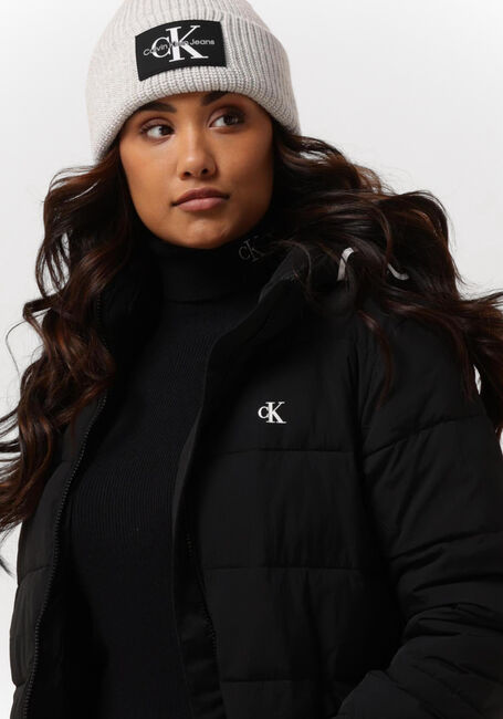 CALVIN KLEIN Veste matelassé LOGO HOOD LW PADDED COAT en noir - large