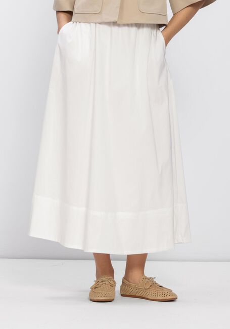 NEO NOIR Jupe midi YARA LONG POPLIN SKIRT en blanc - large