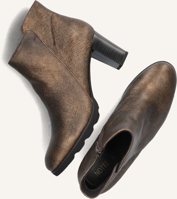 Gouden NOTRE-V Enkellaarsjes PATRICIA-01 Gouden NOTRE-V Enkellaarsjes PATRICIA-01 - large