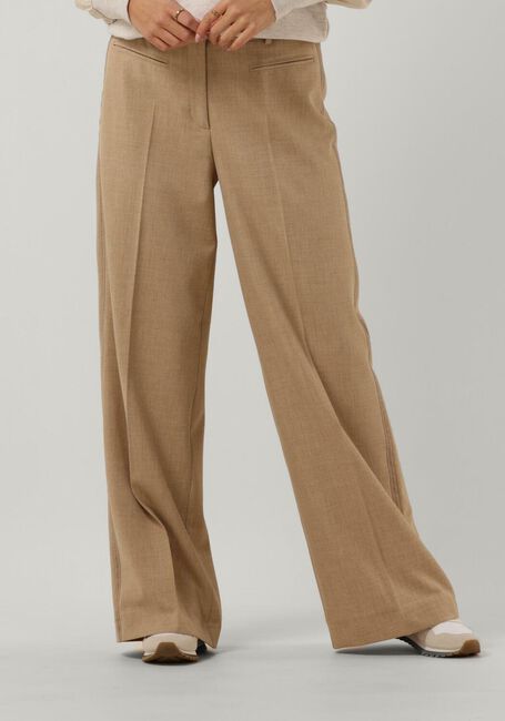 SUMMUM Pantalon TROUSERS WIDE LEG MELANGE Sable - large