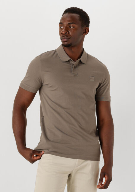 BOSS ORANGE Polo PASSENGER en taupe - large
