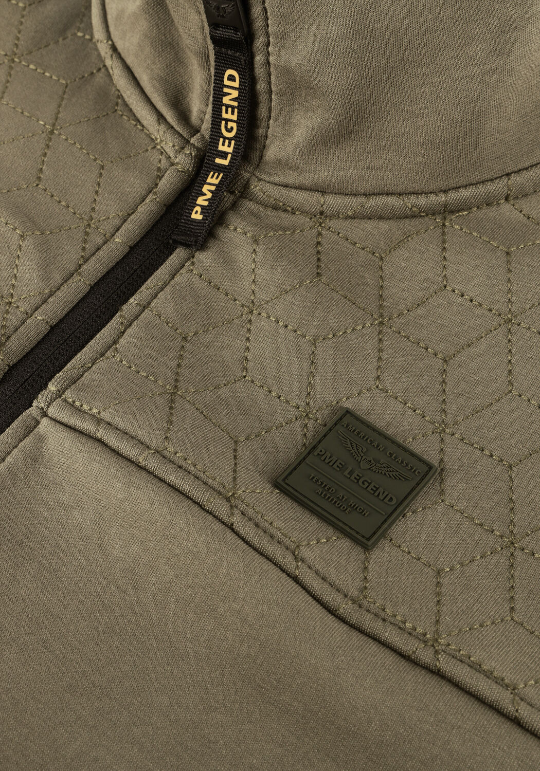 PME LEGEND Gilet INTERLOCK SWEAT en vert - large