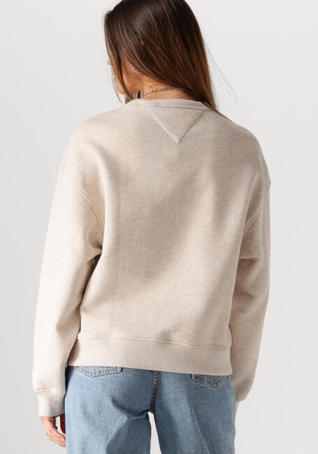 Beige TOMMY JEANS Trui TJW BXY BADGE CREW - large